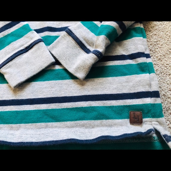 Janie and Jack long sleeves boys polo - Picture 3 of 3
